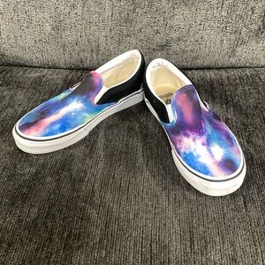 Vans Galaxy Print Sneakers Size 8.5 Women’s